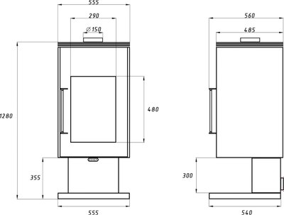 Печь-камин Eysen VN 10