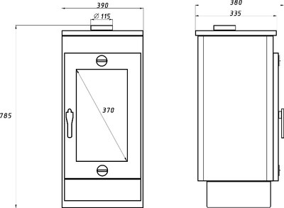 Печь-камин Eysen Ингода