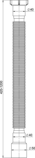 Слив (гофра) РМС ГОГ-1.2м
