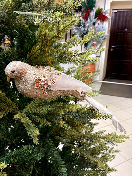 Елочная игрушка Shishi Птица / 44699