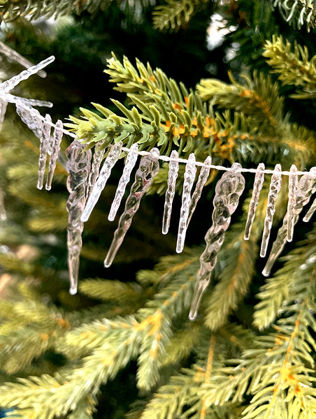 Елочная игрушка Shishi Гирлянда из сосулек / 29061