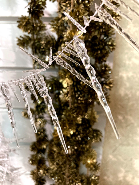 Елочная игрушка Shishi Гирлянда из сосулек / 29061