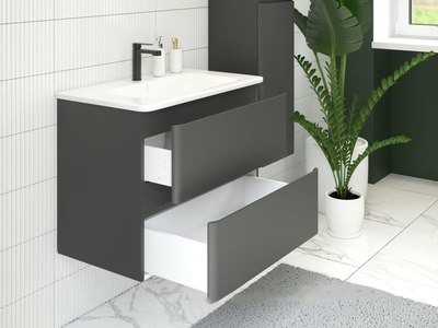 Тумба с умывальником Aquanet Эмбер 60 / 330466