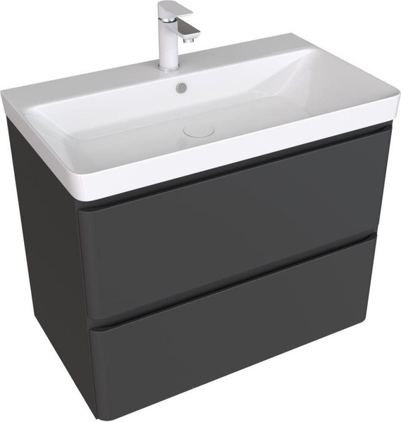 Тумба под умывальник Aquanet Эмбер 80 / 330468 - фото