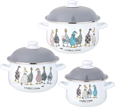 Набор кастрюль Agness 934-720 - фото