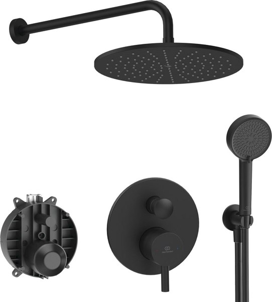 Душевая система со смесителем Ideal Standard Ceraline Black 6в1 SetA6939XG-5 - фото