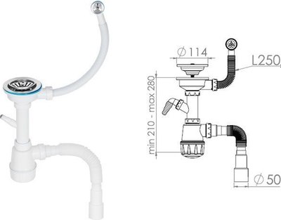 Мойка кухонная AV Engineering Point AVE495495GRA