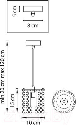 Потолочный светильник Lightstar Cristallo 795312