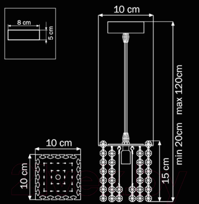 Потолочный светильник Lightstar Cristallo 795414