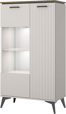 Шкаф с витриной Anrex Vinati 1V1D P - фото