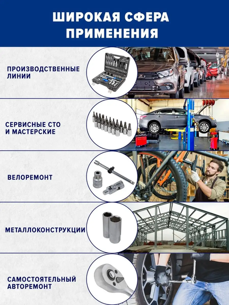 Набор автоинструмента Forsage F-41082-5L New