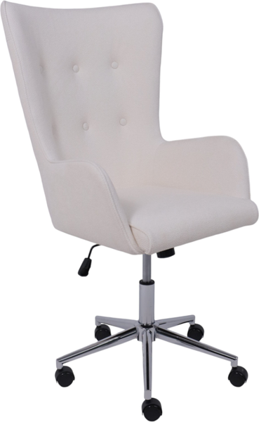 Кресло офисное AksHome Bella XL chrome Buble White 15 - фото