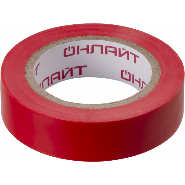 Изолента Онлайт OIT-B15-10/R / 61878 - фото