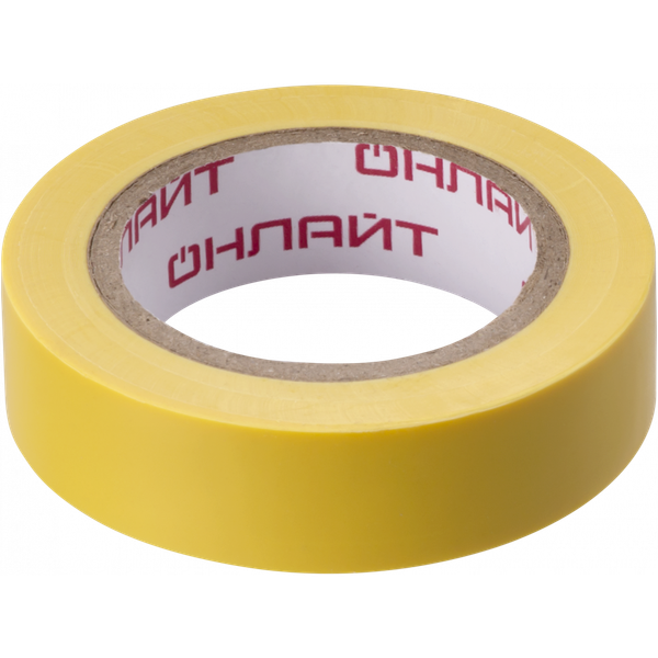 Изолента Онлайт OIT-B15-10/Y / 61879 - фото