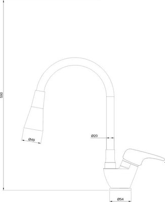 Смеситель Gross Aqua Optima 3505511C-G016