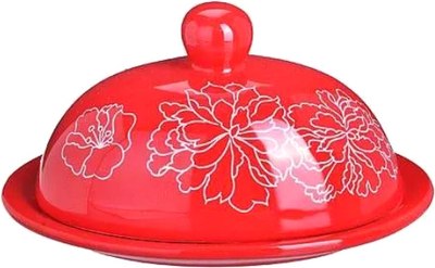 Масленка Loraine Красный Узор 25830 - фото