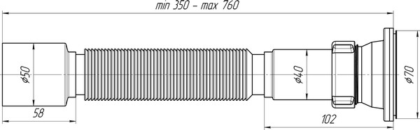 Сифон Ани Пласт G105