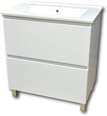 Тумба с умывальником Гамма Р27оФ8/1-У 75 Атриа 9075 - фото