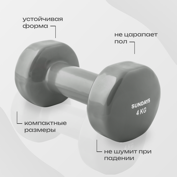 Набор гантелей Sundays Fitness IR92005