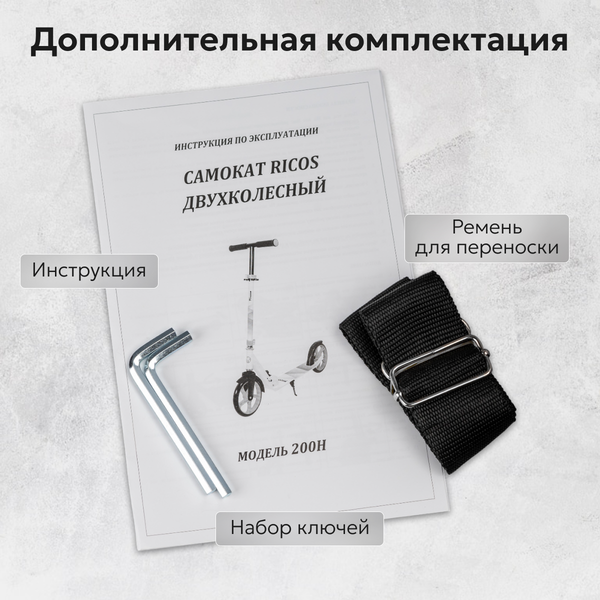 Самокат городской Ricos Impulse 200H