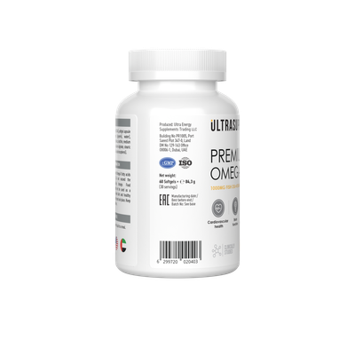 Жирные кислоты Ultrasupps Премиум Омега-3