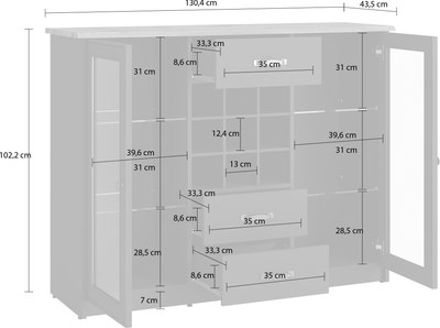 Тумба Involux Неаполь 227H011