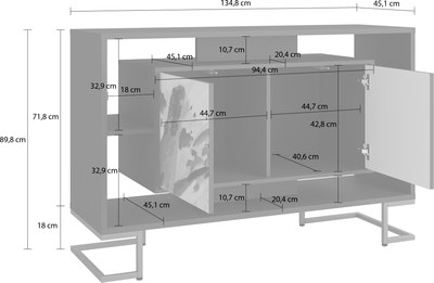 Тумба Involux Неаполь 227T012
