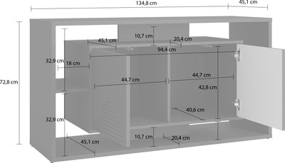 Тумба Involux Неаполь 227T111