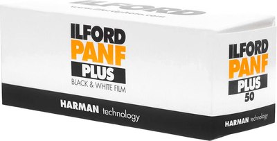 Фотопленка Ilford PAN F Plus 50 120/12 / 4720 - фото