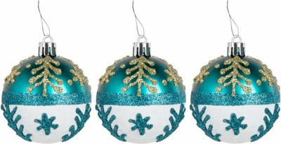 Набор шаров новогодних Золотая сказка 592176