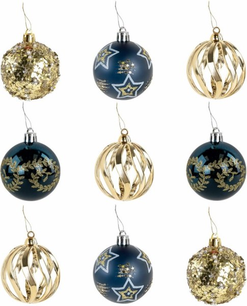 Набор шаров новогодних Золотая сказка 592177 - фото