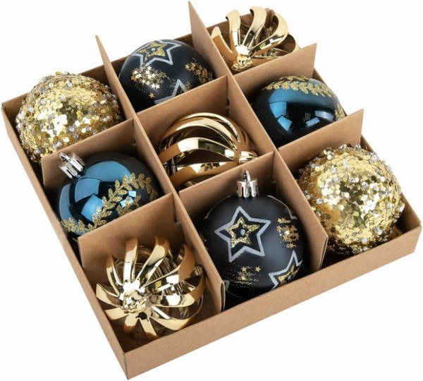 Набор шаров новогодних Золотая сказка 592177