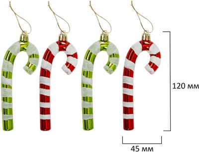 Набор елочных игрушек Золотая сказка 592184 (67шт, красный/зеленый)