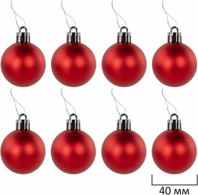 Набор шаров новогодних Золотая сказка 592167