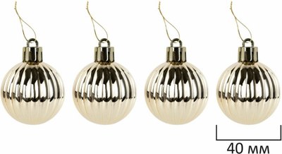 Набор шаров новогодних Золотая сказка 592168