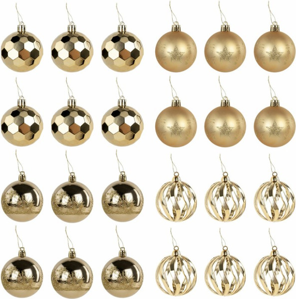 Набор шаров новогодних Золотая сказка 592170 - фото