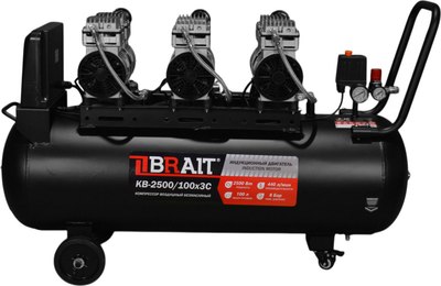 Воздушный компрессор Brait KB-2500/100X3C - фото