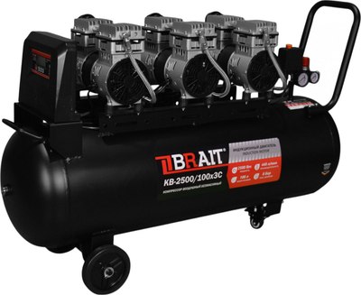 Воздушный компрессор Brait KB-2500/100X3C