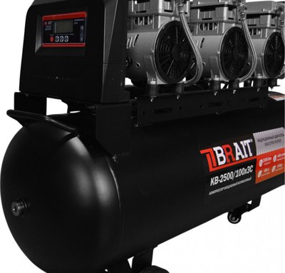 Воздушный компрессор Brait KB-2500/100X3C