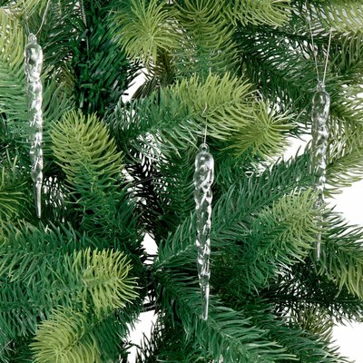 Набор елочных игрушек Золотая сказка Сосульки акриловые / 592147