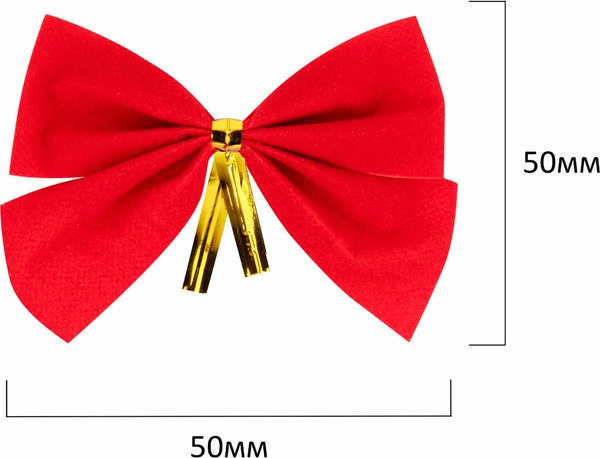 Набор елочных игрушек Золотая сказка Бантики / 592155