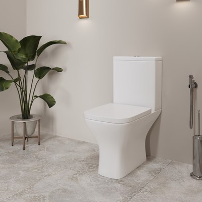 Унитаз напольный Lauter W214 с жестким сиденьем Soft Close / 2110214