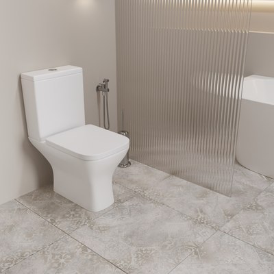 Унитаз напольный Lauter W214 с жестким сиденьем Soft Close / 2110214