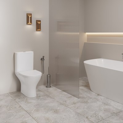 Унитаз напольный Lauter W224 с жестким сиденьем Soft Close / 2110224