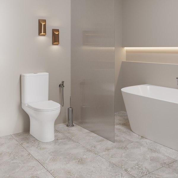 Унитаз напольный Lauter W246 с жестким сиденьем Soft Close / 2110246