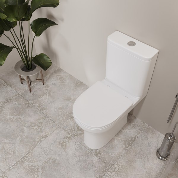 Унитаз напольный Lauter W246 с жестким сиденьем Soft Close / 2110246