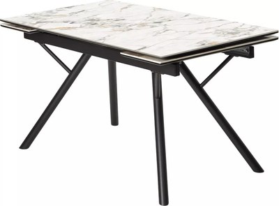 Обеденный стол M-City Либерти 180 / 480M05863 (Cold Jade, керамика/черный каркас) - фото