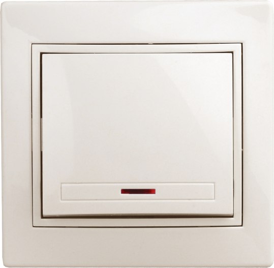 Выключатель INTRO Plano 1-102-02 / Б0053730 - фото