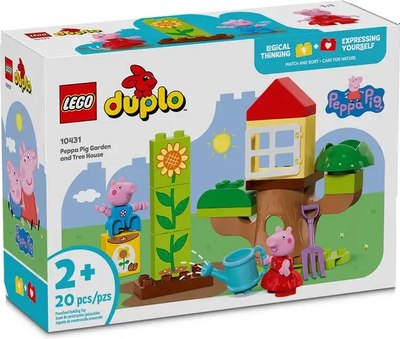 Конструктор Lego Duplo Свинка Пеппа Сад и домик на дереве 10431 - фото