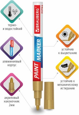 Маркер-краска Brauberg Extra / 151972